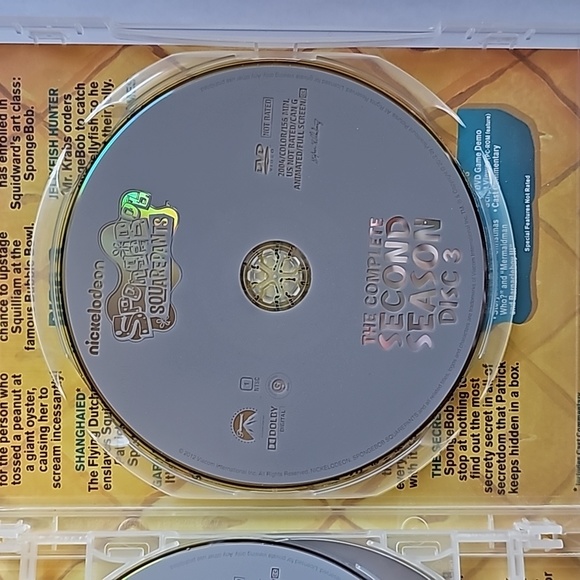 Spongebob Squarepants - Complete Second (2nd) Season DVD EUC - Picture 6 of 6